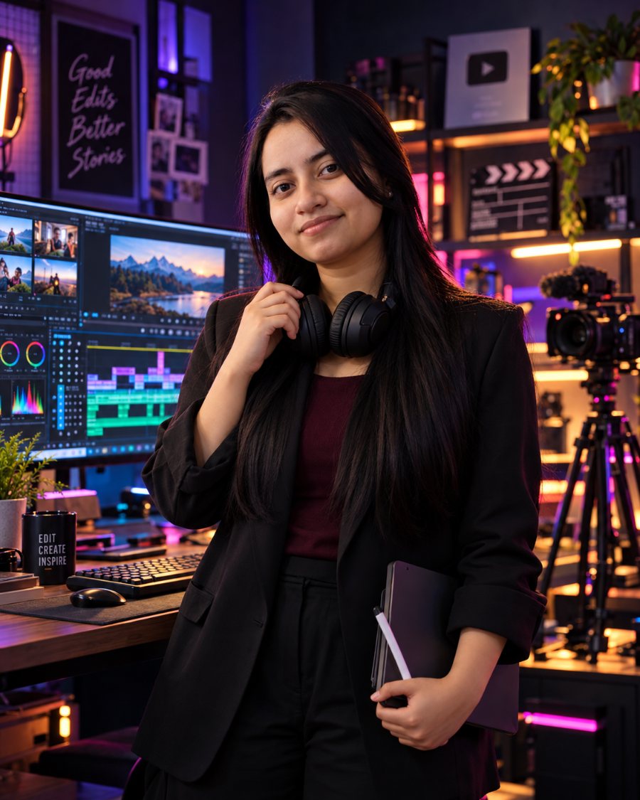 Portrait of Nishat Tasnim, video editor